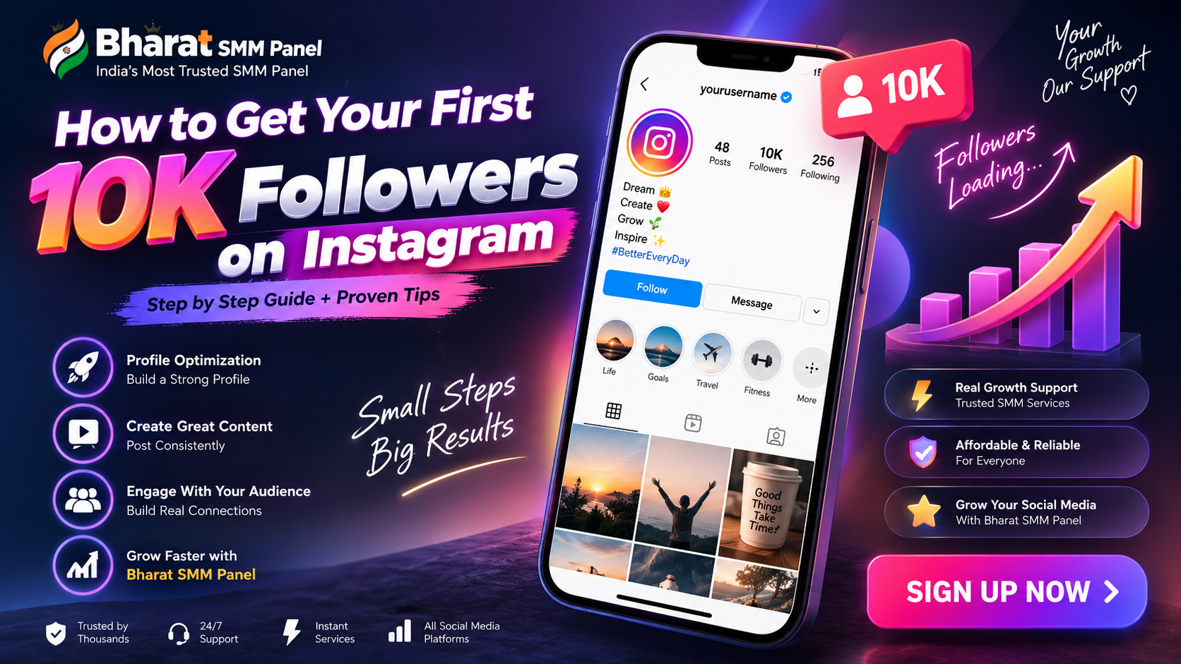 How to Get First 10k Followers on Instagram