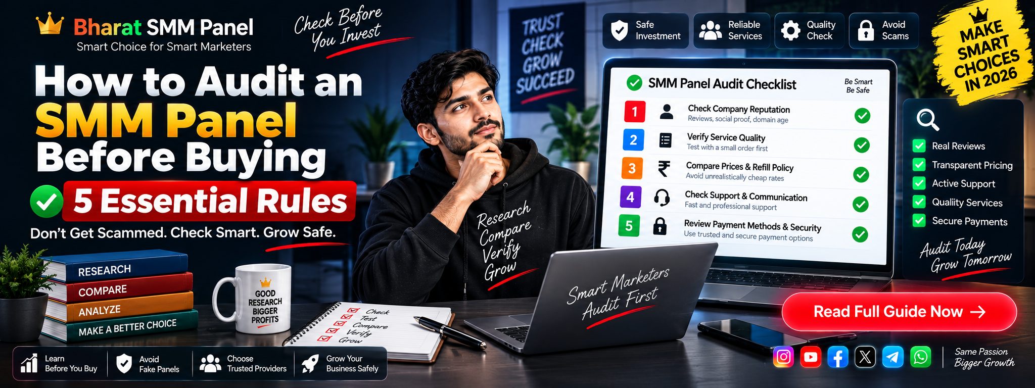 How to Audit an SMM Panel Before Buying: 5 Essential Rules